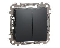 Сериен дивиаторен ключ, 10 A, 250 V, антрацит, SDD114108