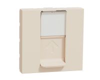 Механизъм розетка RJ45, кат. 5 UTP, слонова кост, Unica New