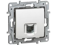 Компютърна розетка единична RJ45 Cat. 6 UTP, Legrand Niloe, бял