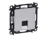 Компютърна 1xRJ45 Cat. 5e FTP, Legrand VALENA, АЛУМИНИЙ